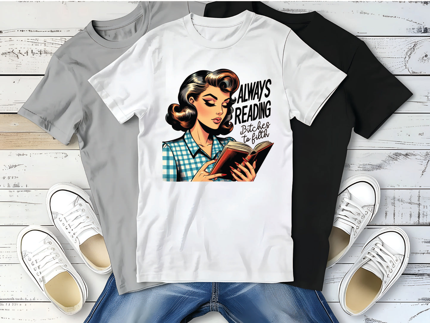 Retro Reading T-Shirt