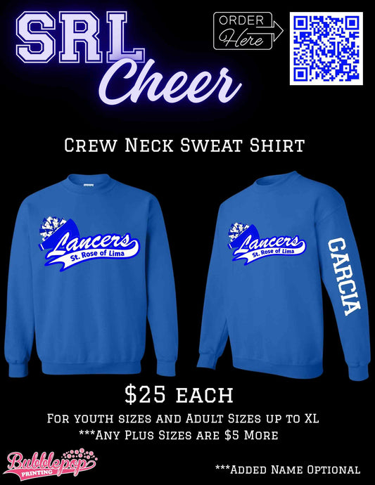 SRL Lancers Cheer Crew Neck Sweat Shirt