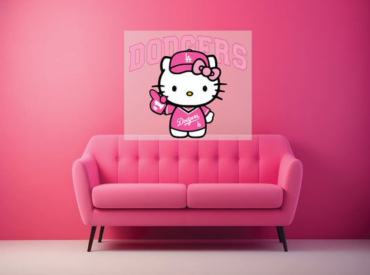 Hello Kitty Dodgers Pink