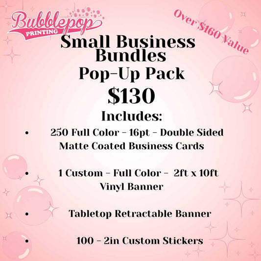 Small Business Bundle Pop-Up Pack