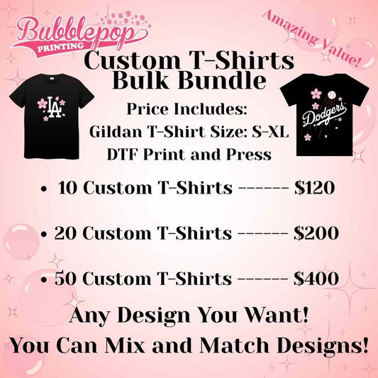 Custom T-Shirt Bundles