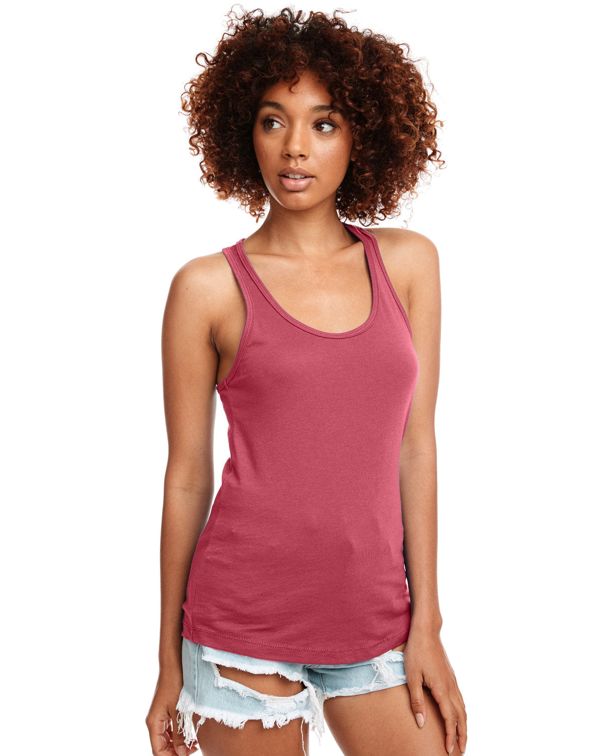 Blank Woman's Next Level Tanks