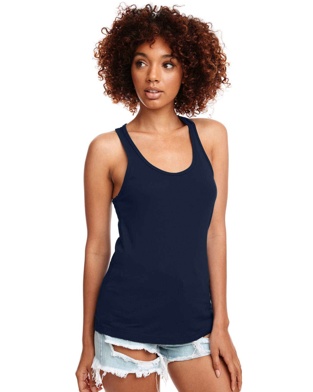 Blank Woman's Next Level Tanks