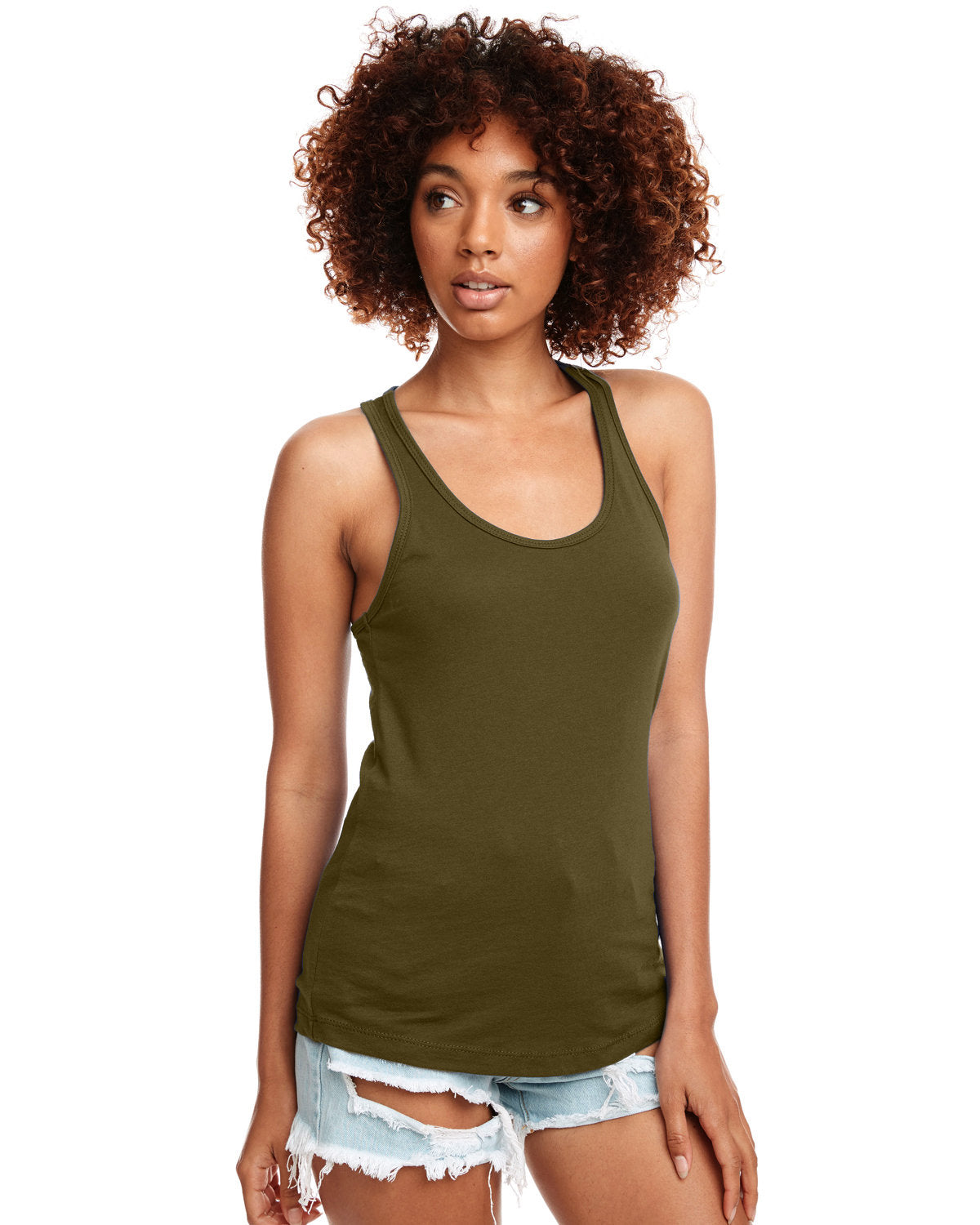 Blank Woman's Next Level Tanks