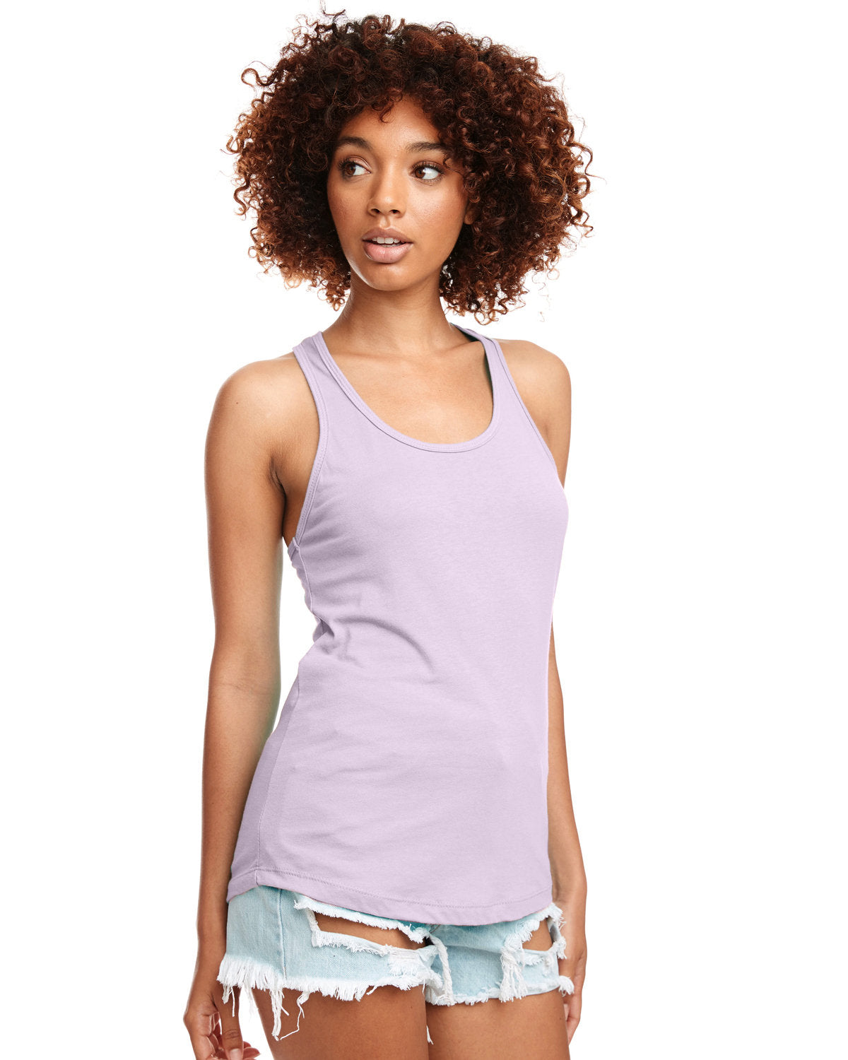 Blank Woman's Next Level Tanks
