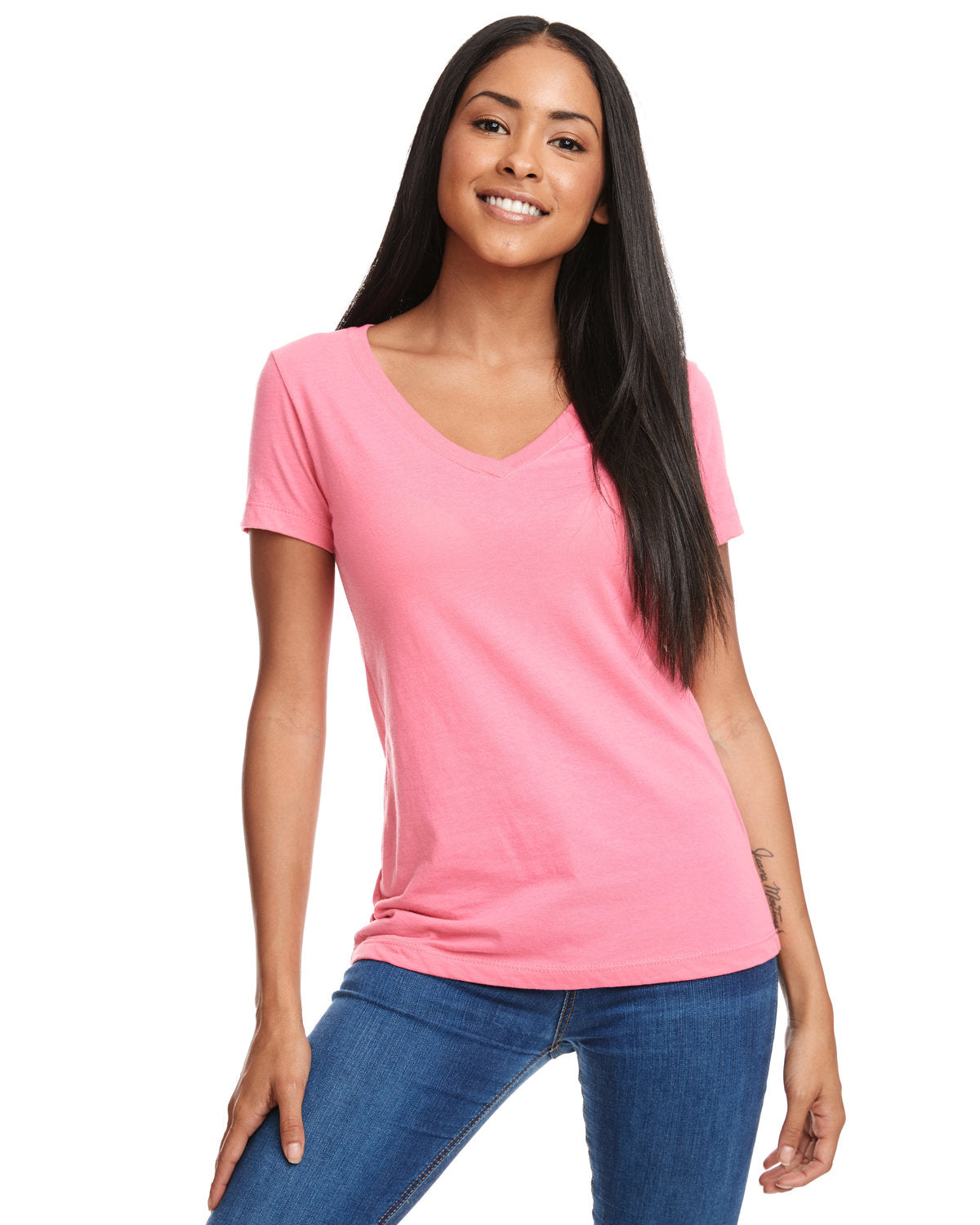 Ladie's Next Level V-Neck T-Shirt